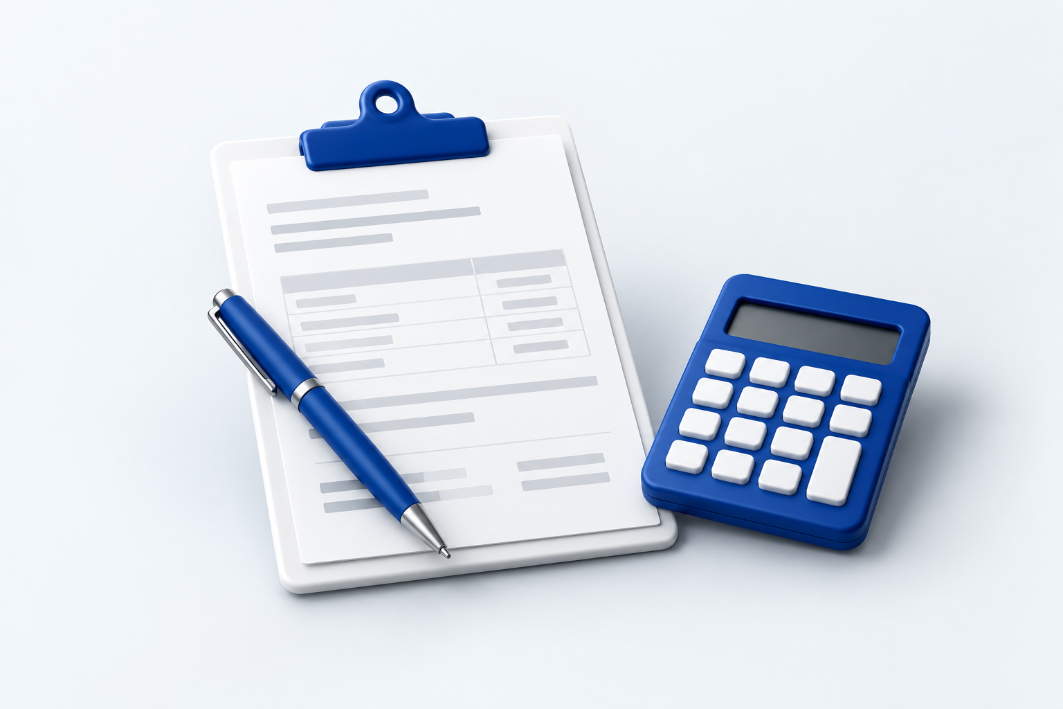 Formulário de declaração e calculadora